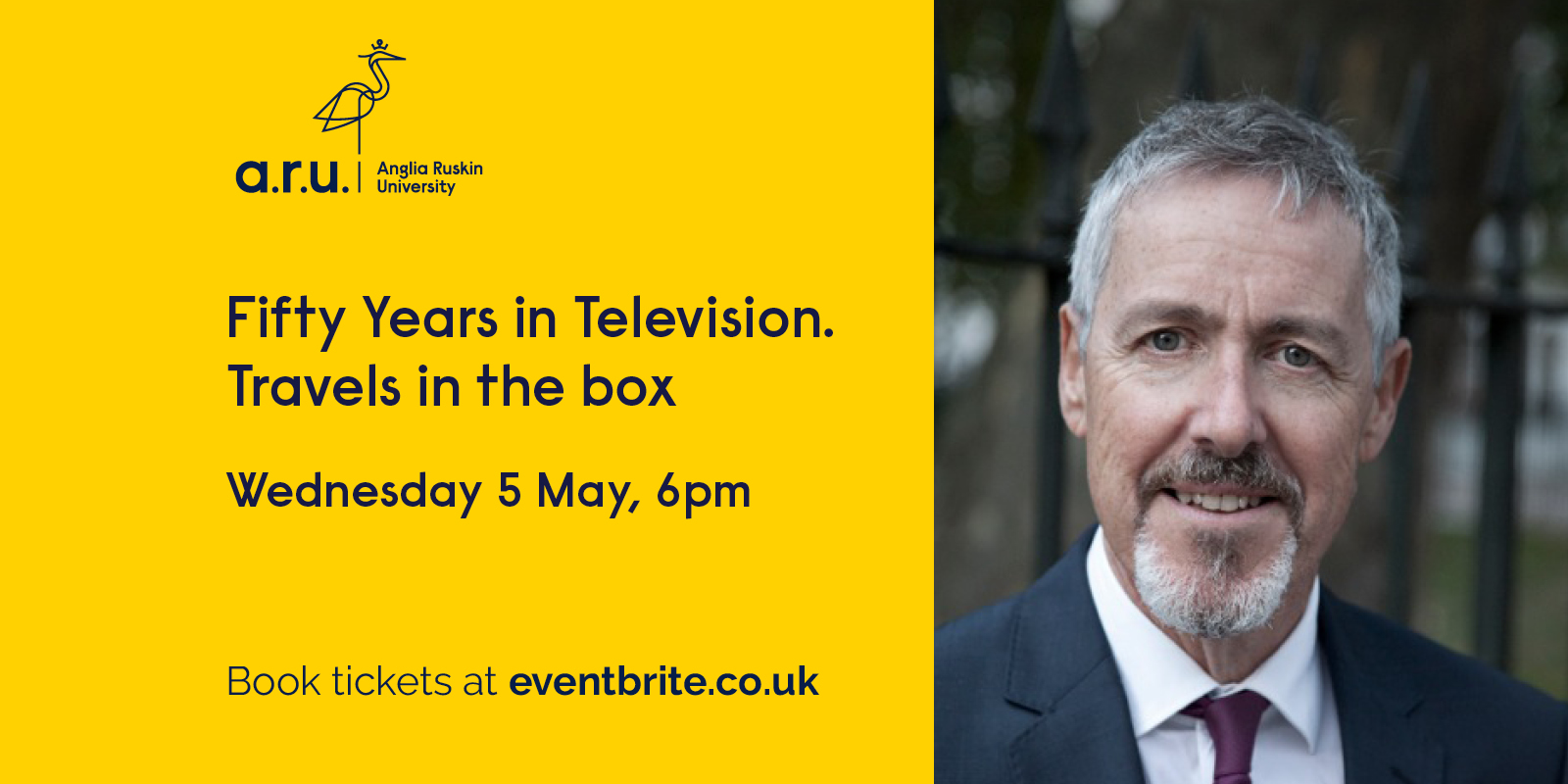 Event artwork featuring a headshot photo of Griff Rhys Jones.