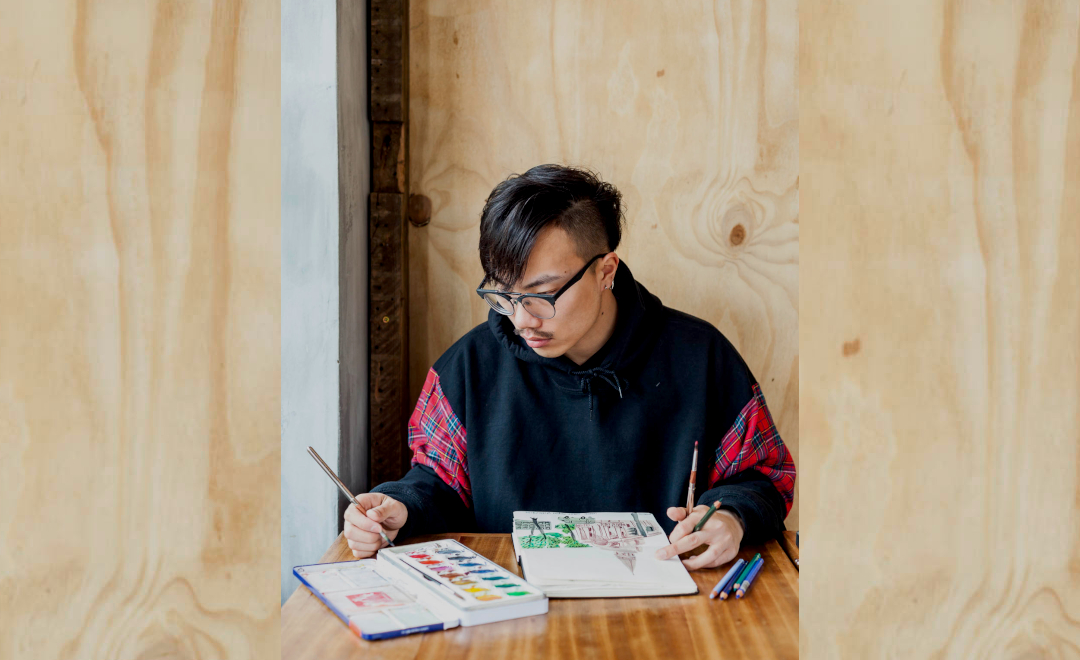 Bo Yang painting
